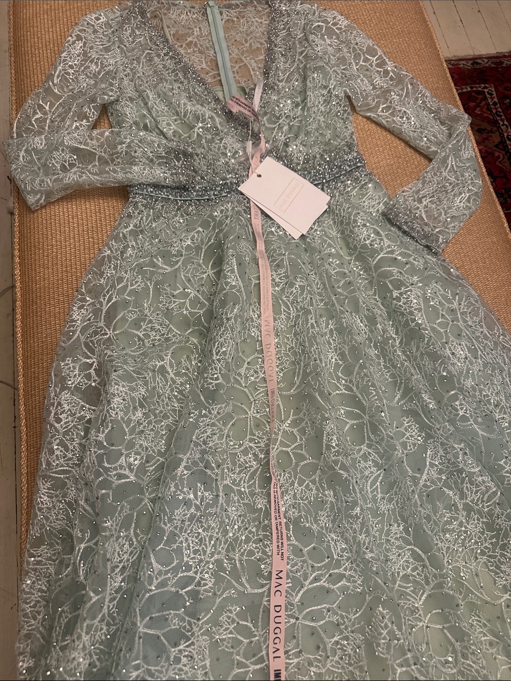 💜 BNWT MAC DUGGAL DRESS 20366 - Picture 3 of 7